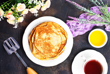 Wall Mural - pancakes