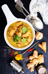 Wall Mural - Curry of chicken