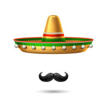 Sombrero Hat Mustache Free Stock Photo - Public Domain Pictures