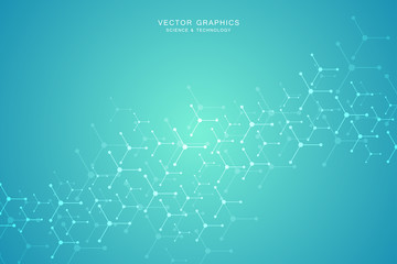 Vector molecule background, genetic and chemical compounds.