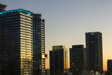 Fototapeta Miasto - The city of Toronto in landscape format taken from the CN Tower.