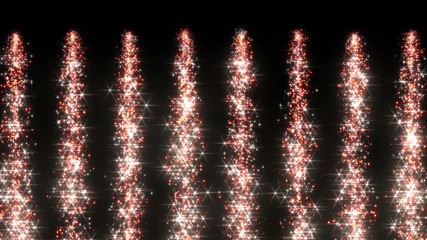 Wall Mural - Star light waterfall fireworks particle