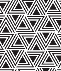 Vector seamless simple background abstract geometric lines patte