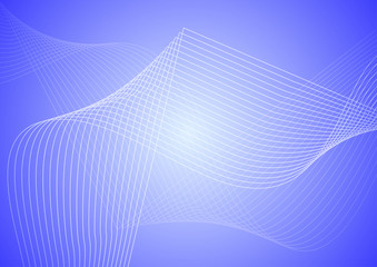 Wall Mural - Vector illustration. Light bright colors linear wavy lines for backdrop. Abstract background.