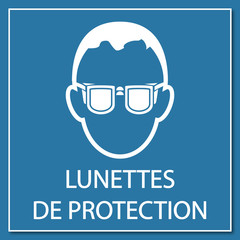 Canvas Print - Logo lunettes de protection.