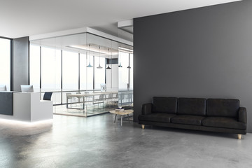 Poster - Modern reception with copy space
