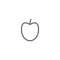 Wall Mural - apple icon. sign design