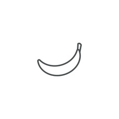 Canvas Print - banana icon. sign design