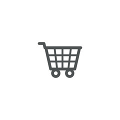 Sticker - cart icon. sign design