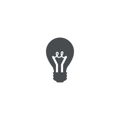 Sticker - bulb icon. sign design