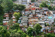 The favela in Rio de Janeiro, Brazil