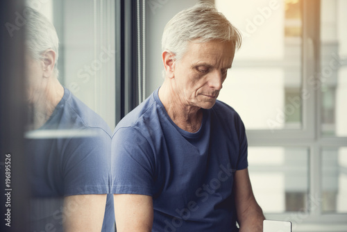 upset old male person