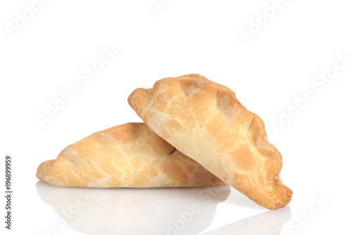 Fotomural closeup two traditional cornish pasties