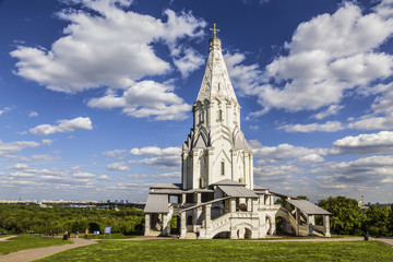 Sticker - The Church of the Ascension in Kolomenskoye, Moscow, Russia