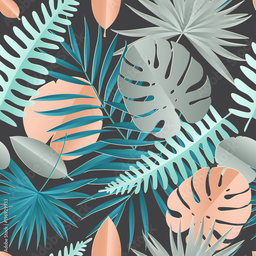 papierowa-palma-monstera-opuszcza-bezszwowego-wzor