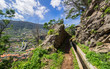 Walking alona a Levada in Madeira, Portugal