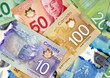 Canadian currency bank notes