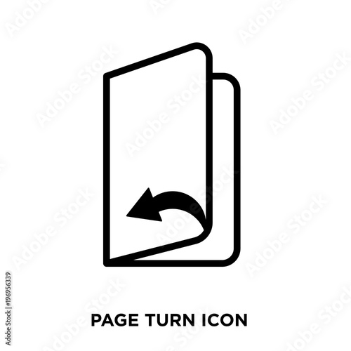 page turn icon Stock Vector Adobe Stock