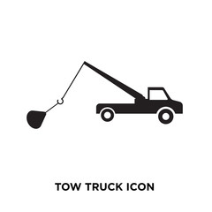 Aufkleber - tow truck icon