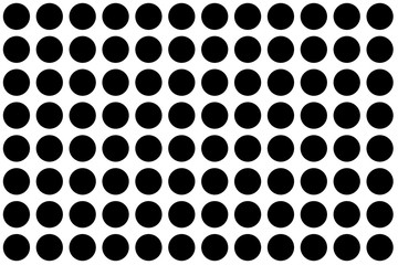 Poster - Big polka dot pattern seamless, pattern on white background. Modern stylish texture.