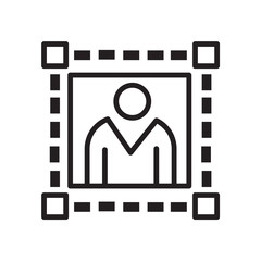 Poster - digital profile photo icon
