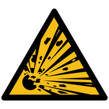 Explosive Material Sign