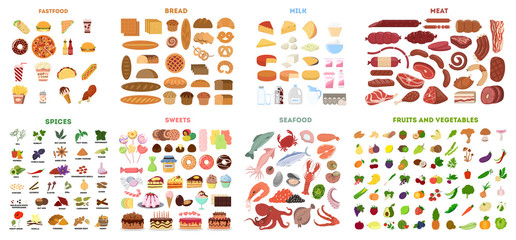 all food set.