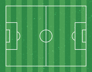 Wall Mural - Football field . flat design . Vector