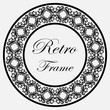 © Paykvector - Vintage round frame