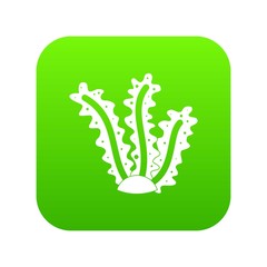 Sticker - Seaweed icon digital green