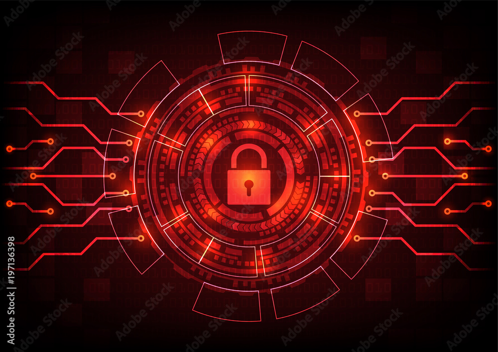 Abstract background ransomware malware virus threat key lock files ...