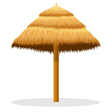 Beach Straw Umbrella