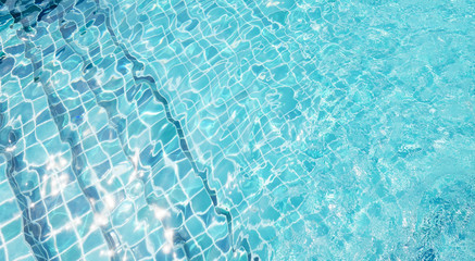 Poster - Pool water background