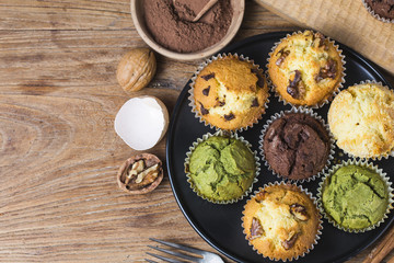 Poster - Muffin Cake on the table