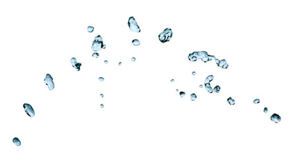 Wall Mural - Abstract Water Drops