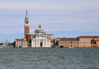 Venice Italy Saint George Church and the Giudecca Canal with bell tower