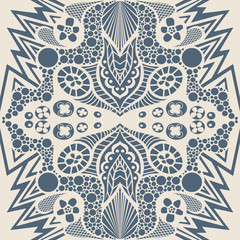Poster - Abstract seamless pattern in ethnic style.