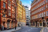 Historical buildings in London city center, England, UK