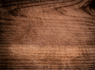 Wall Mural - Brown wood texture background surface with old natural wooden pattern.  Rustic timber  table top view.