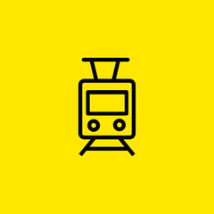 Sticker - Tram Line Icon