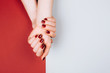 © Viktor - Red beautiful manicure
