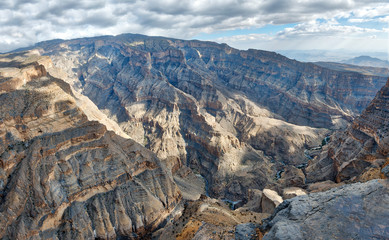 Wall Mural - Al Hajar Mountains in Oman