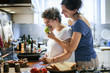 © Rawpixel.com - Lesbian couple cooking in the kitchen together