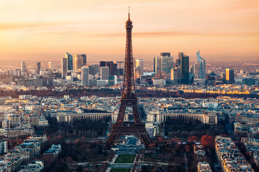 Paris Tour Eiffel - obrazy, fototapety, plakaty 