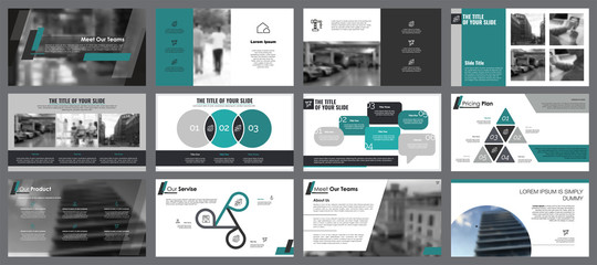 Sticker - Production Charts Slide Templates Set