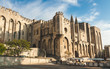 Papal Palace (Palais des Papes) is former residence of Pope in 14th century. Avignon, France