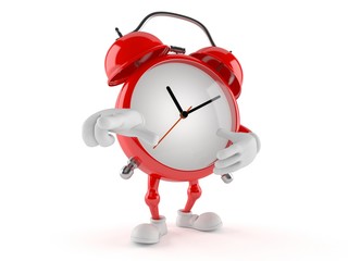 Canvas Print - Alarm clock character