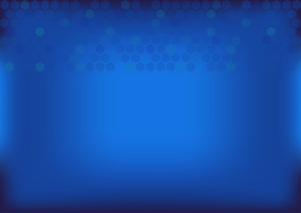 Abstract blue background. Mesh gradient background with dark frame. Blurred Blue Template, blank. A4 Vector AI10