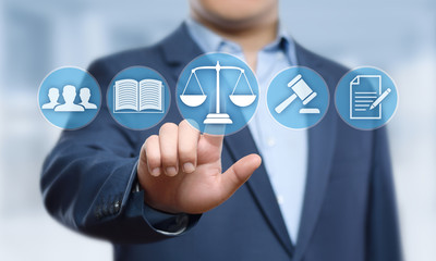 Wall Mural - labor law lawyer legal business internet technology concept