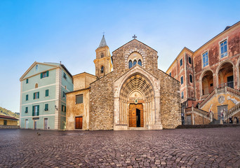 Wall Mural - Cathedral of Santa Maria Assunta in Ventimiglia, Liguria, Italy